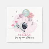 Serviette En Papier Extra-spatiale 1ère excursion autour du soleil Ann (Devant)