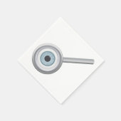 Serviette En Papier Eyeball Magnification Verre amusant Inspection des (Coin)