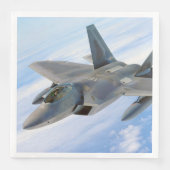 Serviette En Papier F-22 Raptor Military Jet (Devant)