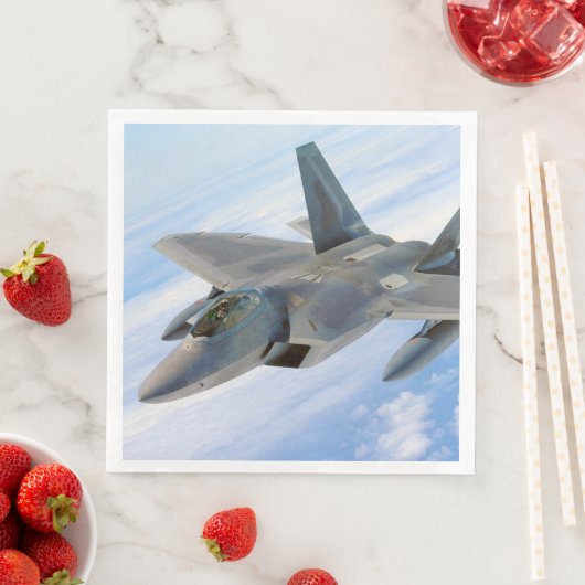 Serviette En Papier F-22 Raptor Military Jet (En situation)