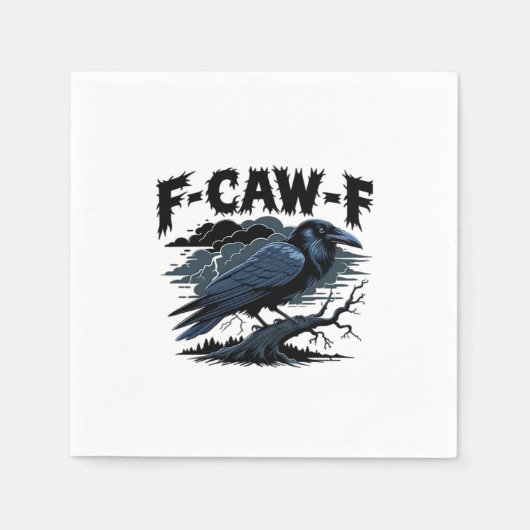 Serviette En Papier F-Caw-F Classique Créatif Décontracté (Devant)