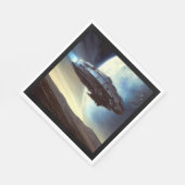 Serviette En Papier F. vaisseau spatial orbitant 2 (Coin)