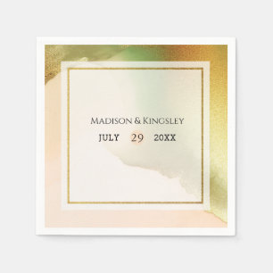 Serviette En Papier Fab Chartreuse 🤵 audacieux et élégant Mariage bud