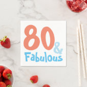 Serviette En Papier Fabuleuse fête d'anniversaire (En situation)