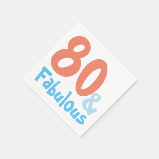 Serviette En Papier Fabuleuse fête d'anniversaire (Coin)