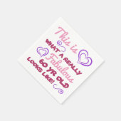 Serviette En Papier Fabuleux 60e anniversaire pour les femmes (Coin)