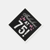 Serviette En Papier Fabuleux 75e anniversaire (Coin)