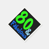 Serviette En Papier Fabuleux anniversaire tropical (Coin)