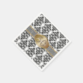 Serviette En Papier Fabuleux ceinture de Parties scintillant en argent (Coin)