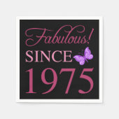 Serviette En Papier Fabuleux depuis 1975 50e anniversaire (Devant)