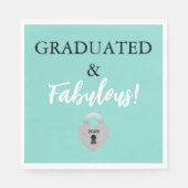 Serviette En Papier Fabulous et Graduated Celebration Tiara Party (Devant)