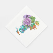 Serviette En Papier Fabulous Fall Vegetal Bouquet (Coin)