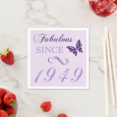 Serviette En Papier Fabulous Since 1949 (En situation)