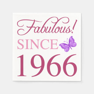 Serviette En Papier Fabulux depuis 1966 60e anniversaire