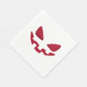 Serviette En Papier Face Citrouille Halloween (Coin)