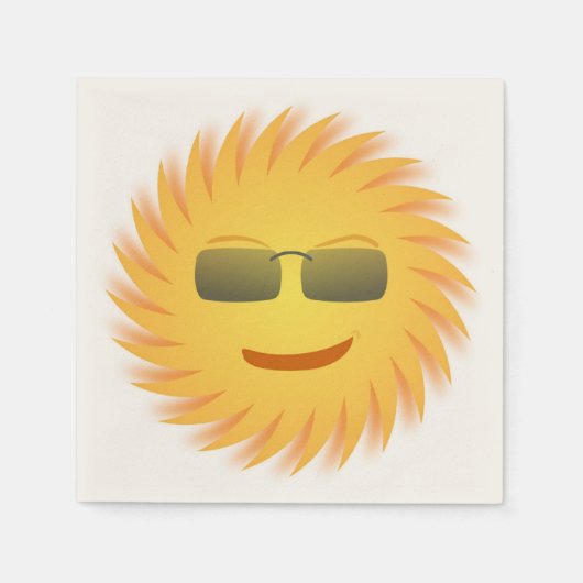 SERVIETTE EN PAPIER FACE COOL (Devant)