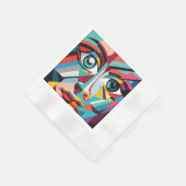 Serviette En Papier Face de l'homme (Coin)