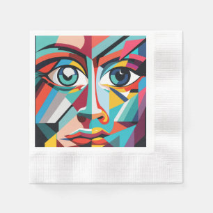 Serviette En Papier Face de l'homme
