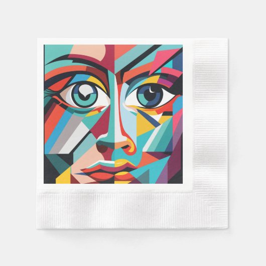 Serviette En Papier Face de l'homme (Devant)