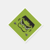 Serviette En Papier Face Frankenstein Halloween (Coin)