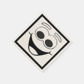 SERVIETTE EN PAPIER FACE HEUREUSE (Coin)