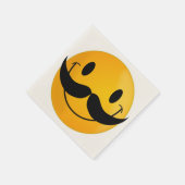 SERVIETTE EN PAPIER FACE MUSTACHE (Coin)