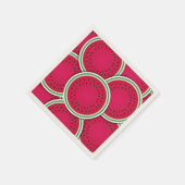 Serviette En Papier Fâcheuse tranche de pastèque (Coin)