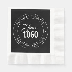 Serviette En Papier Facile de remplacement de logo et de texte personn