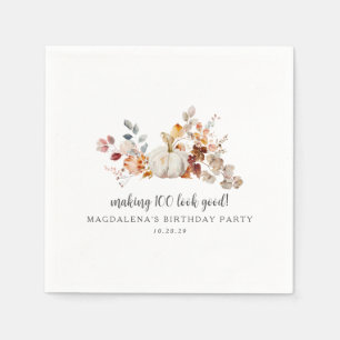 Serviette En Papier Faire 100 apparence bon automne personnalisé Anniv