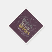 Serviette En Papier Faire briller les esprits Feuilles d'argent Fête d (Coin)