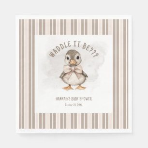 Serviette En Papier Faire du Caneton Adorable Bébé Shower