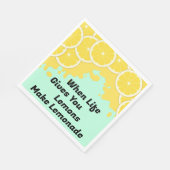 Serviette En Papier Faire du papier citronné Naples (Coin)