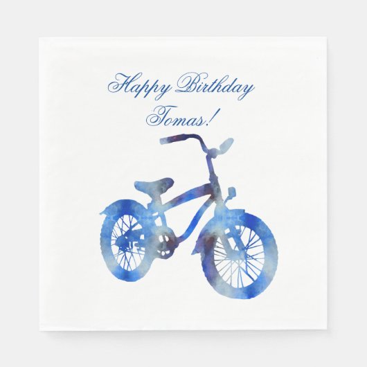 Serviette En Papier Faire du vélo (Devant)