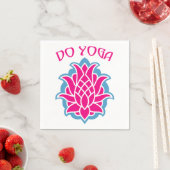 Serviette En Papier Faire du yoga (En situation)