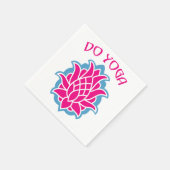 Serviette En Papier Faire du yoga (Coin)