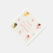 Serviette En Papier Fairy First Enchanted Fairies 1ère fête d'annivers (Coin)