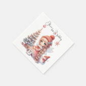 Serviette En Papier Fairy First Girl's 1st Birthday (Coin)