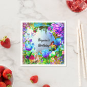 Serviette En Papier Fairy Forest Enchanted Magique fête d'anniversaire (En situation)