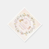Serviette En Papier Fairy Garden Anniversaire (Coin)