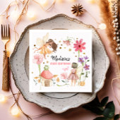 Serviette En Papier Fairy Party Enchanted Forêt Jardin Fée Anniversair