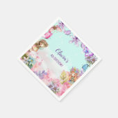 Serviette En Papier Fairy Party Garden Fairy Anniversaire (Coin)