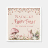 Serviette En Papier Fairy Premier thème Fille 1er anniversaire fête Pe (Devant)