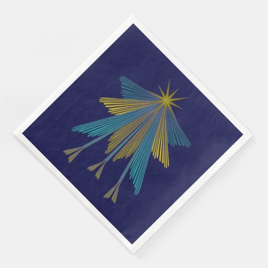 Serviette En Papier Fairy Stars Marine Papier serviettes (Coin)