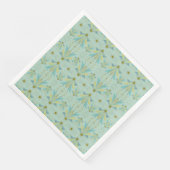 Serviette En Papier Fairy Stars Pistachio Papier Napkins (Coin)