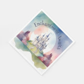 Serviette En Papier Fairy Tale Castle Party (Coin)
