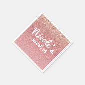 Serviette En Papier Fairy Tale Rose Parties scintillant Douce 16 Anniv (Coin)