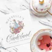 Serviette En Papier Fairytale Alice dans ONEderland Anniversaire Tea P