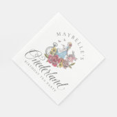 Serviette En Papier Fairytale Alice dans ONEderland Anniversaire Tea P (Coin)