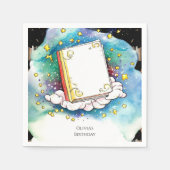 Serviette En Papier Fairytale Pastel Storybook Anniversaire (Devant)