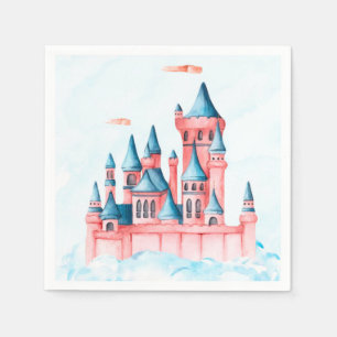 Serviette En Papier Fairytale Princess Castle